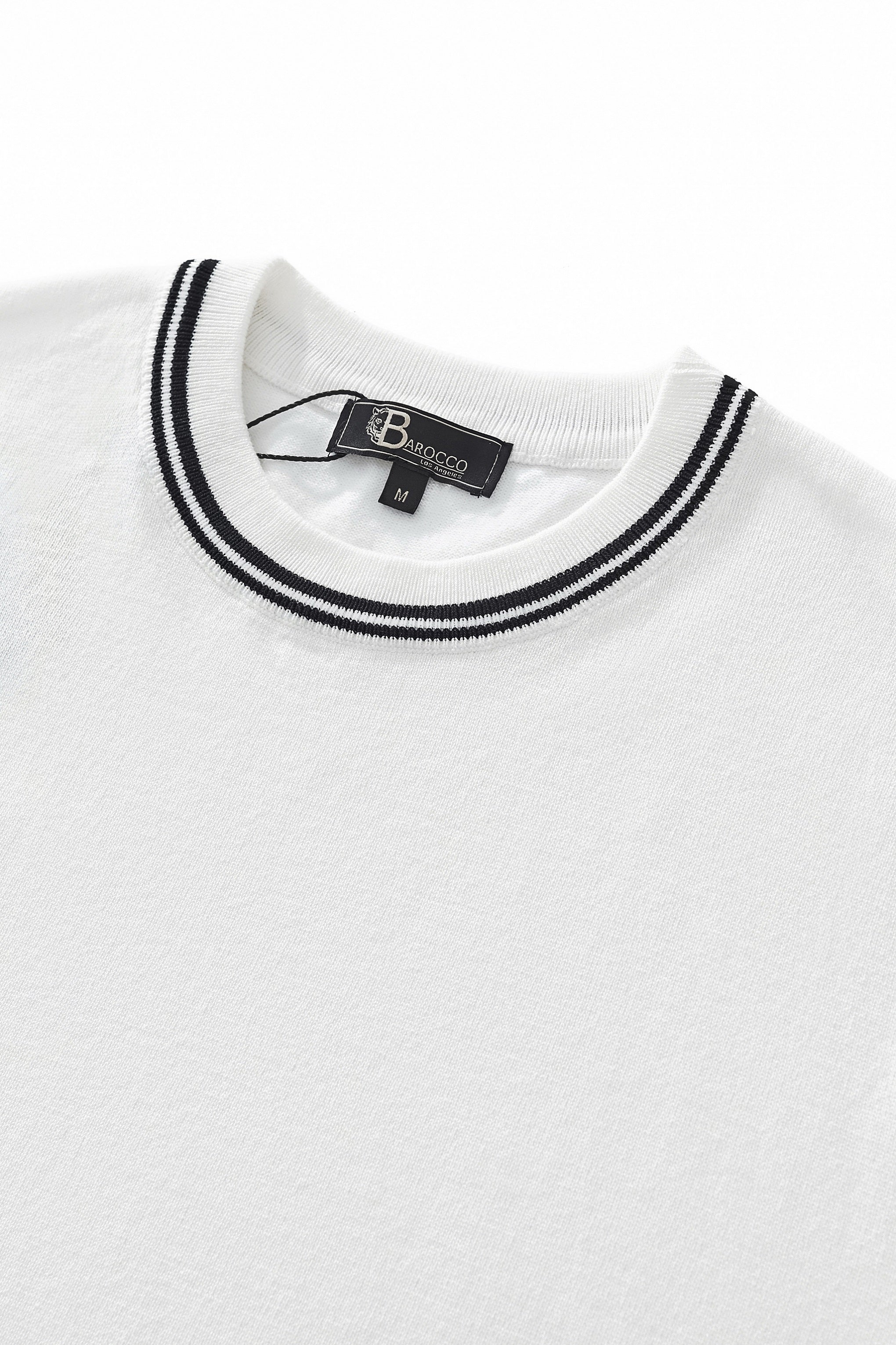 Strato Trim Tee WHITE - My Men's Shop