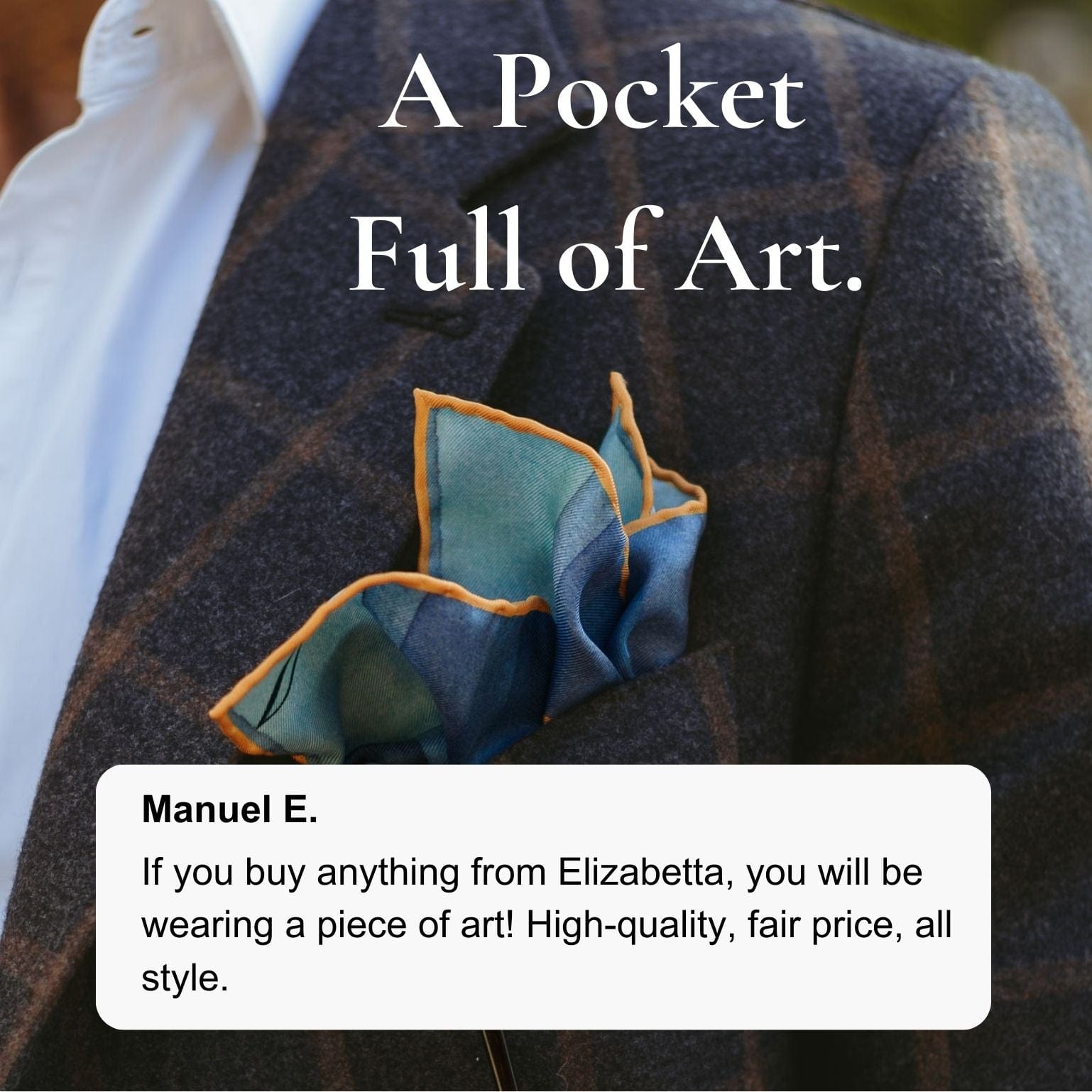 Early Autumn - Silk Pocket Square - My Men's Shop