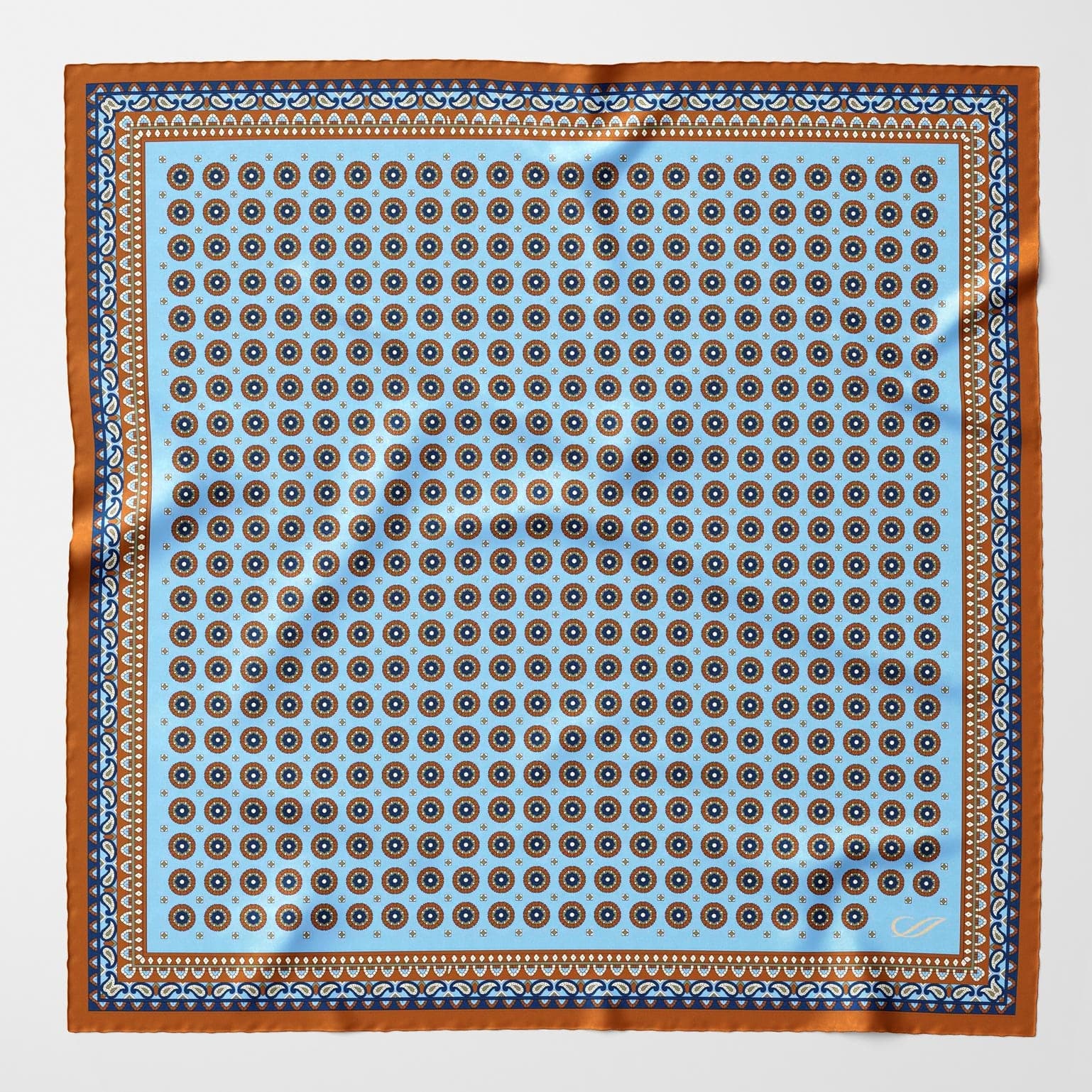 Imola - Silk Pocket Square - Sky Blue - My Men's Shop