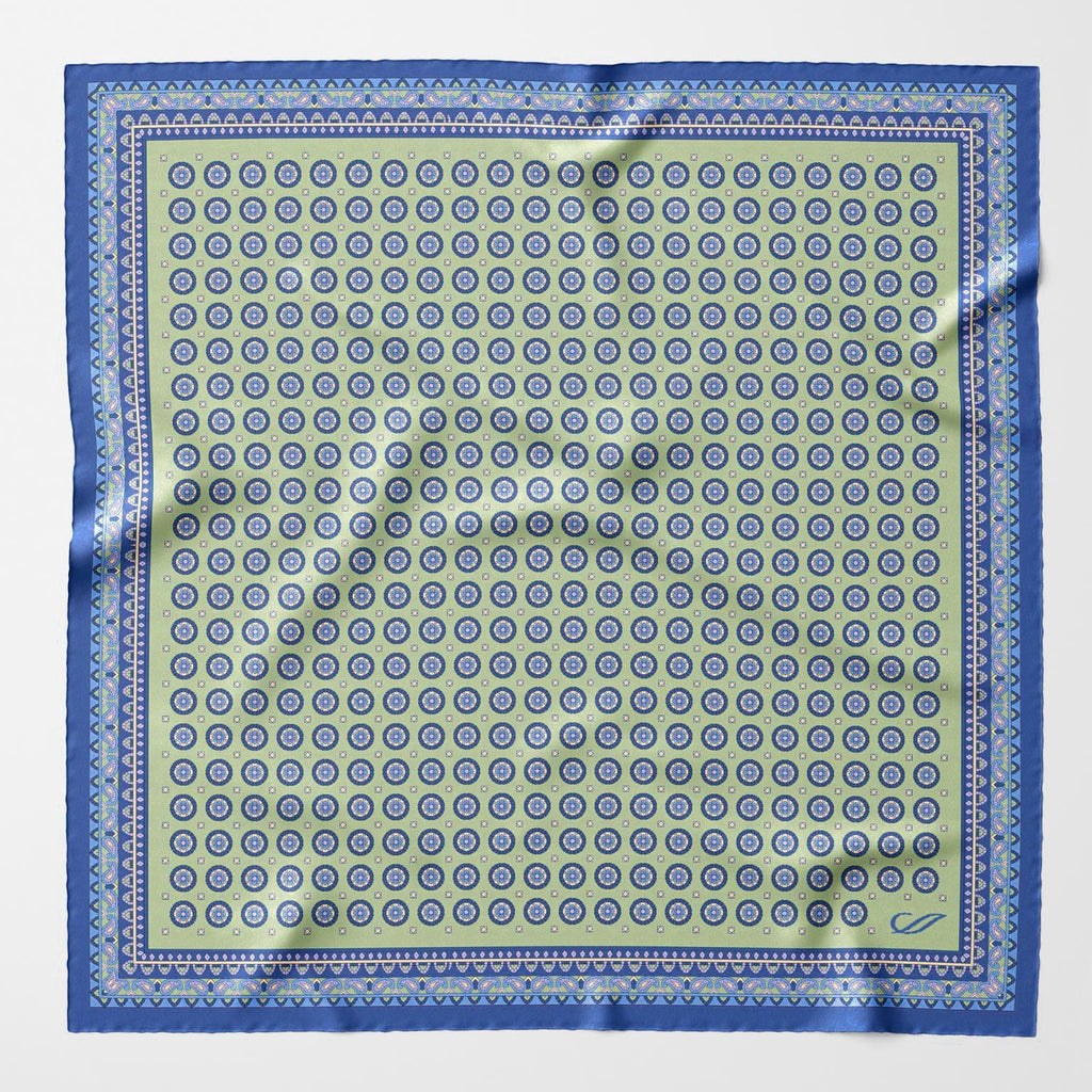 Toscana - Silk Neckerchief - Pistachio - My Men's Shop