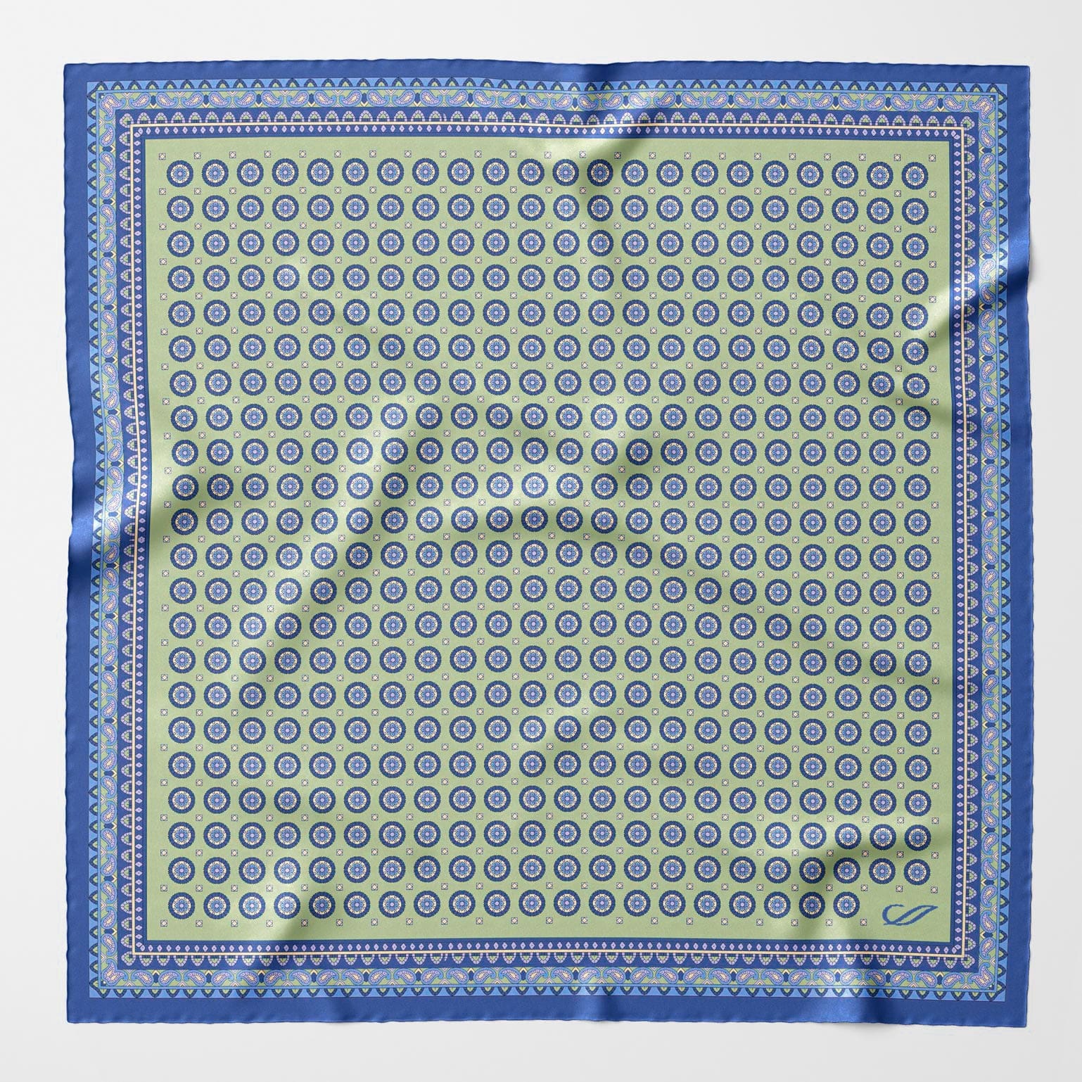 Toscana - Silk Neckerchief - Pistachio