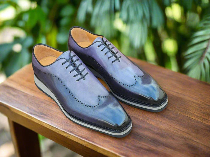 Two Tone Oxford With Lightweight Sole - My Men's Shop