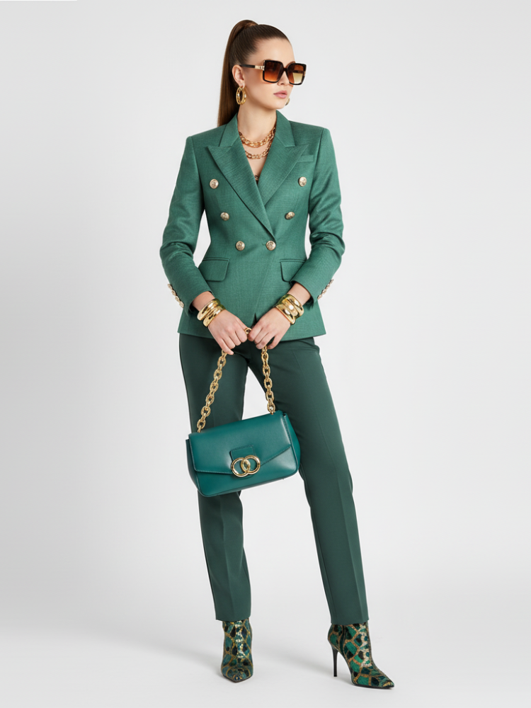 UPPER WEST SIDE Emerald Double-Breasted Blazer BYMANYC ® New York - My Men's Shop