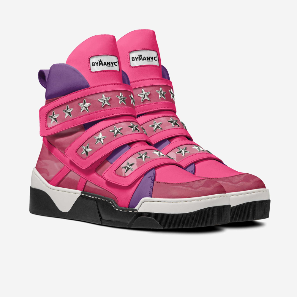 Unisex Limited Edition CHELSEA PINK High-Tops BYMANYC ® New York
