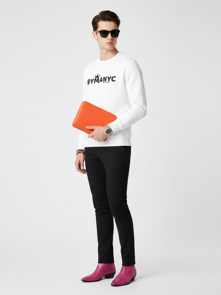 Unisex Organic Sweatshirt LOVE MANHATTAN – BYMANYC ® New York | Eco Urban Style - My Men's Shop