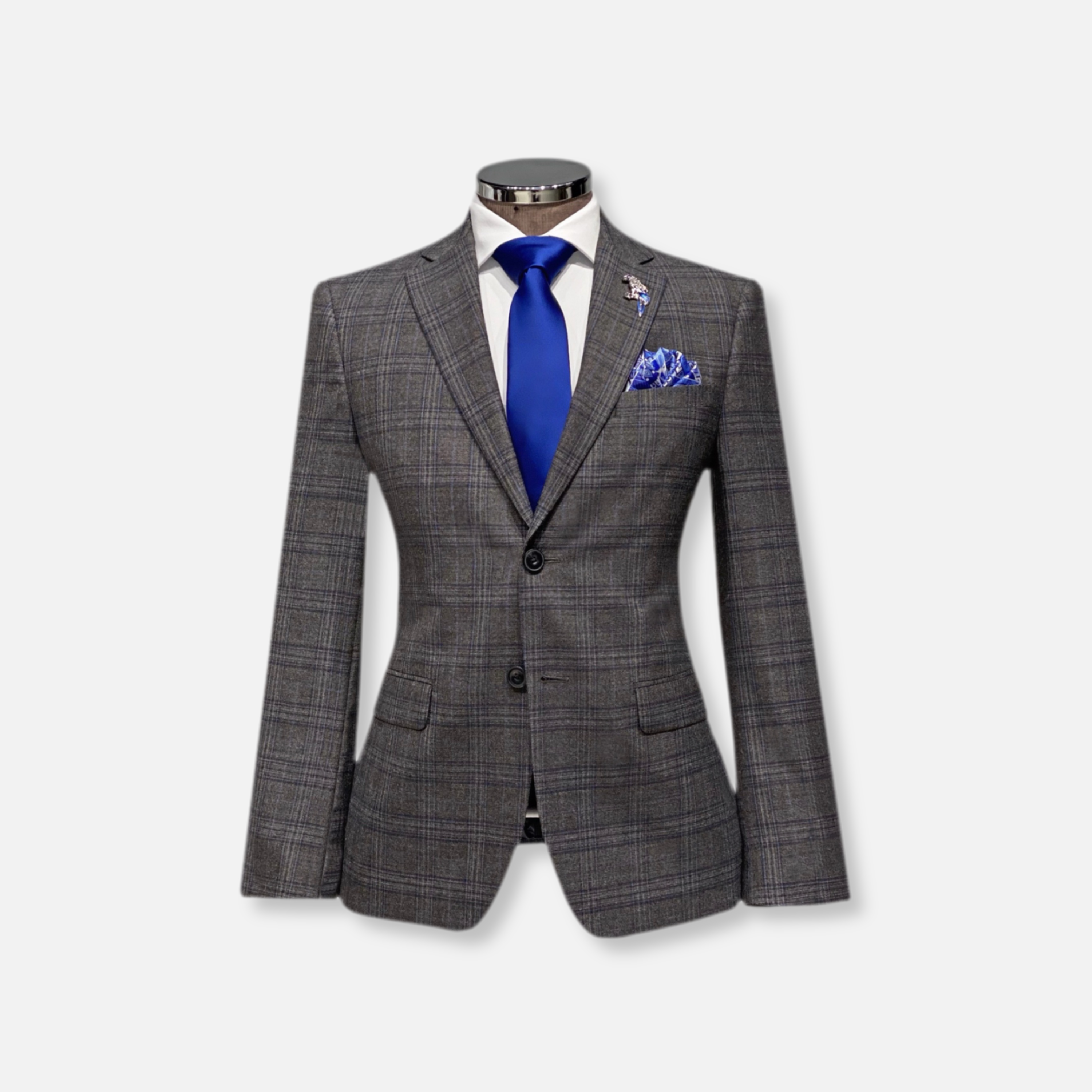 Klive Plaid Suit - My Men's Shop