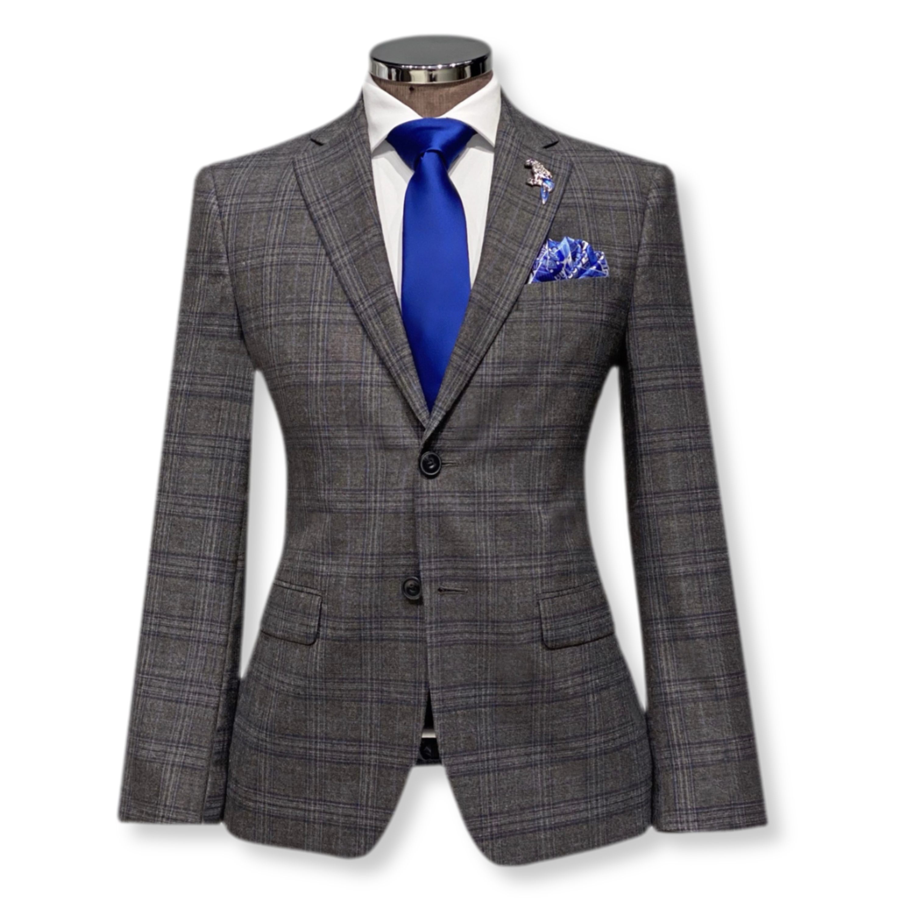 Klive Plaid Suit - My Men's Shop