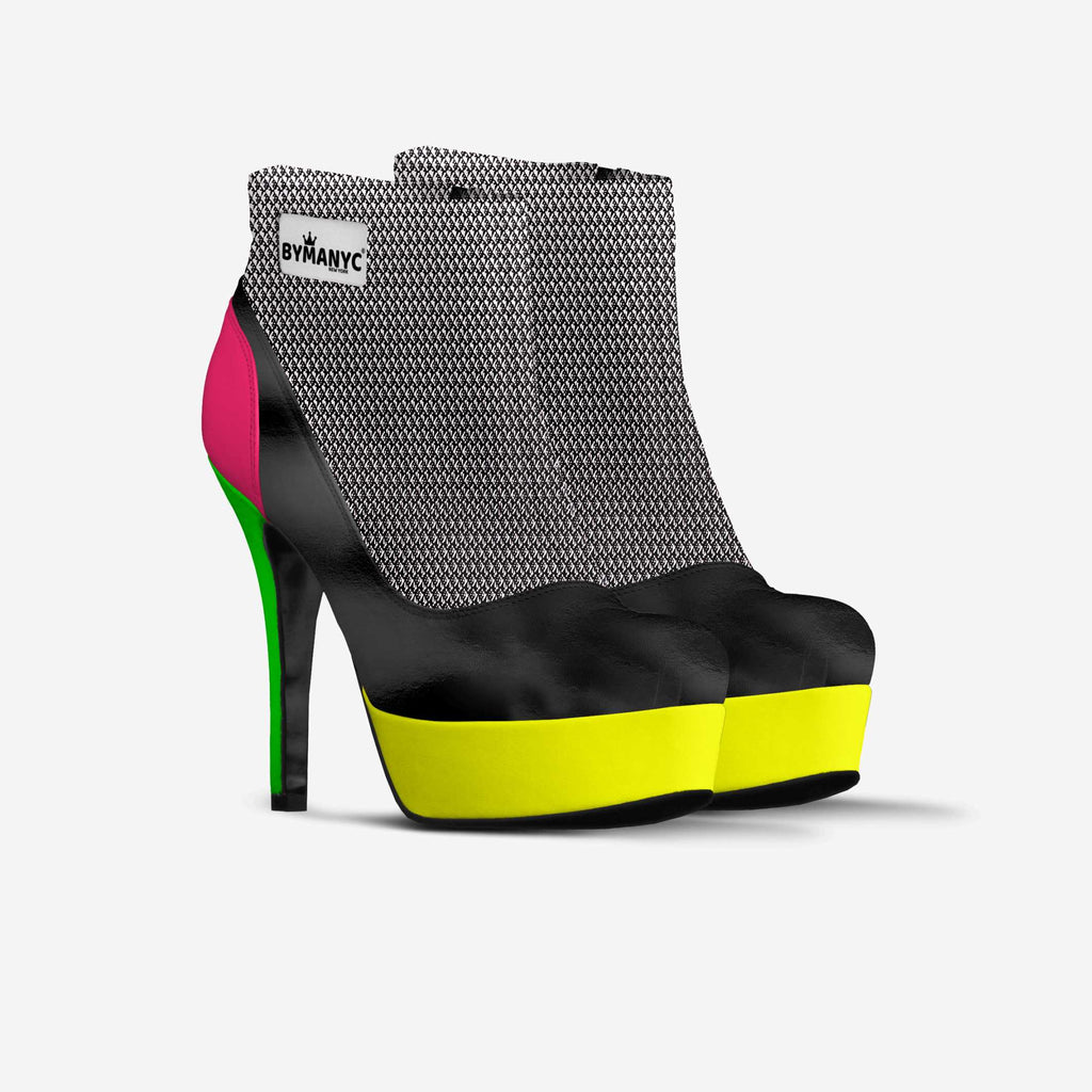 Vegan Ankle Boot Platform BYMANYC® New York Fierce Black - My Men's Shop