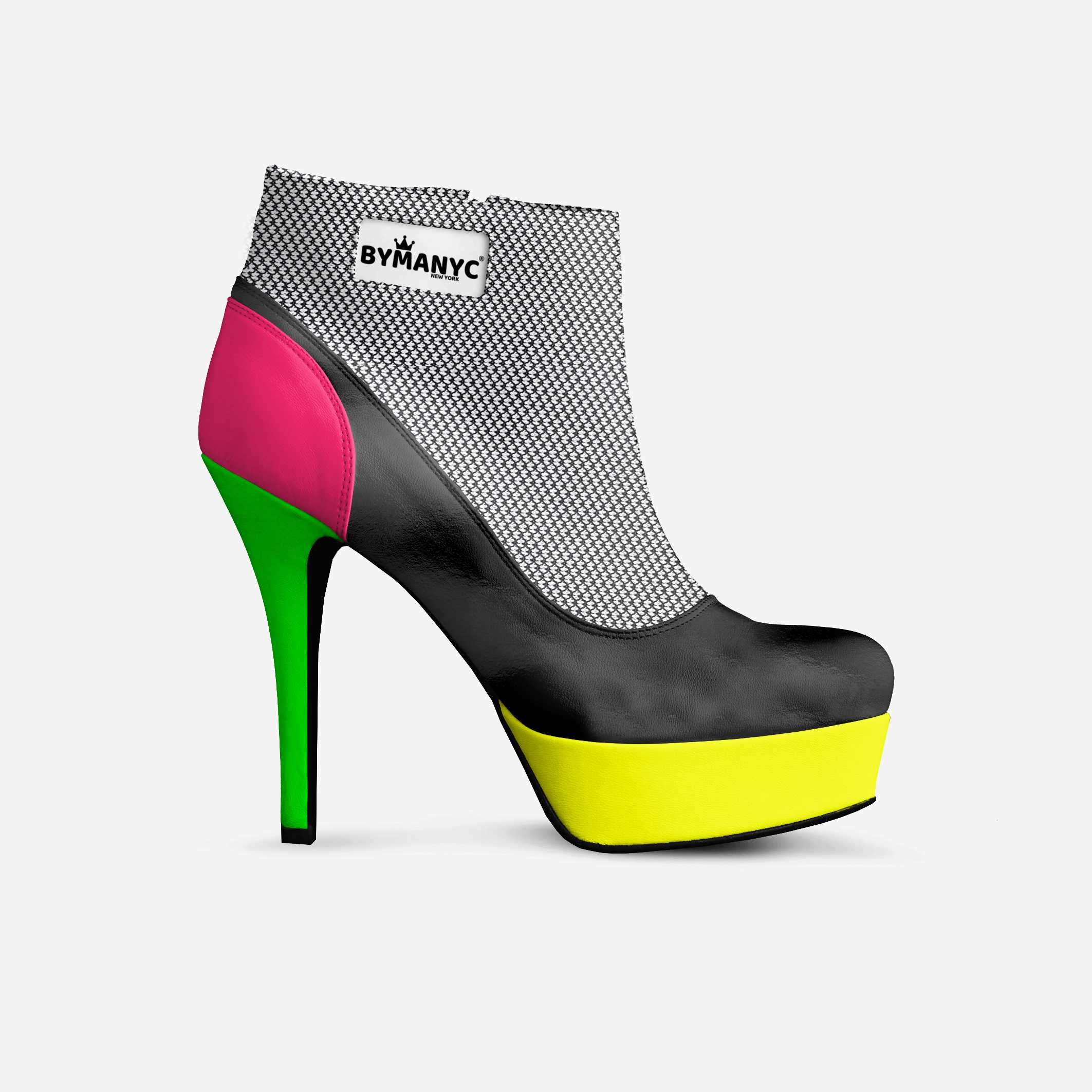 Vegan Ankle Boot Platform BYMANYC® New York Fierce Black - My Men's Shop
