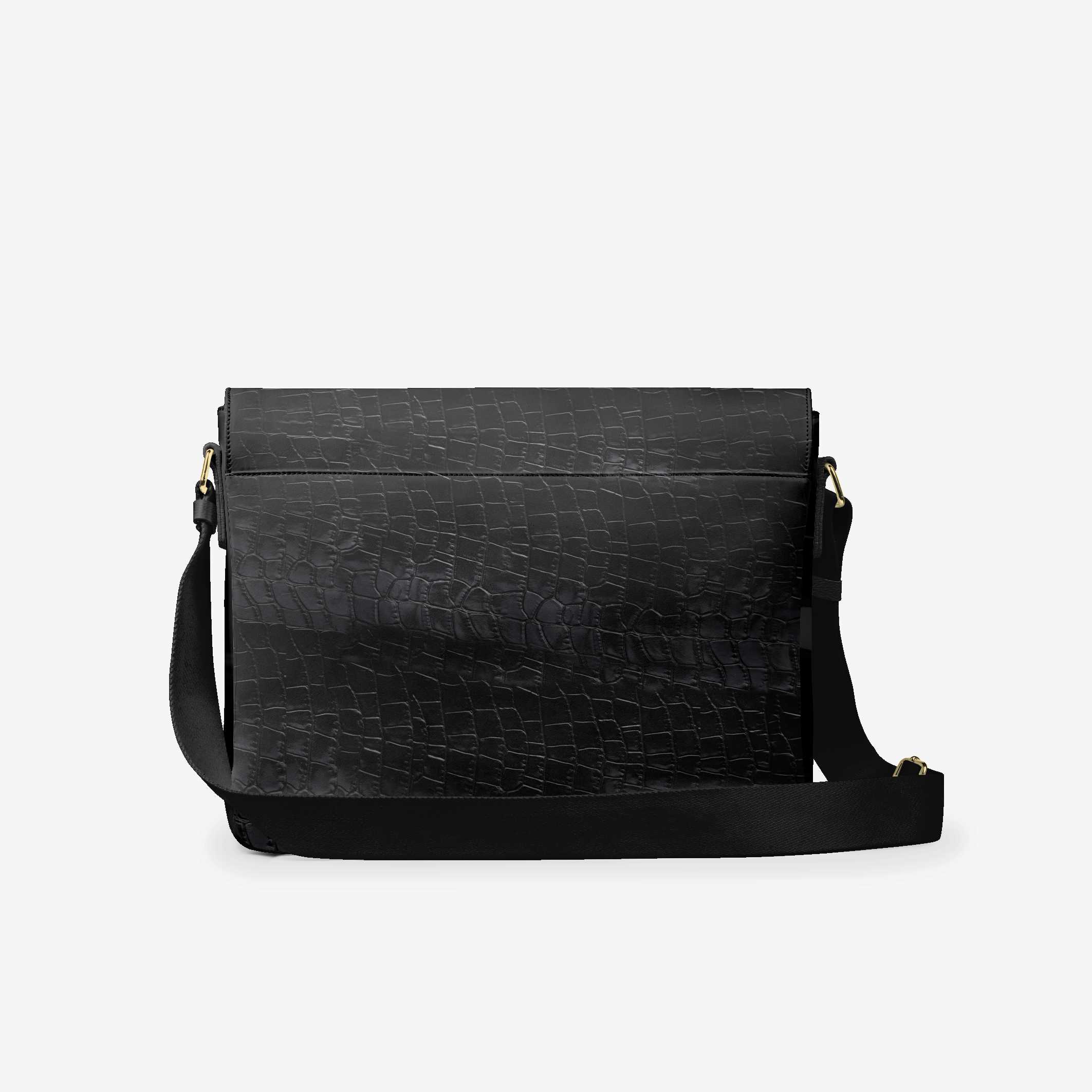 Vegan Luxe City Messenger Bag 16” | BYMANYC ® New York Milano Street Edge - My Men's Shop