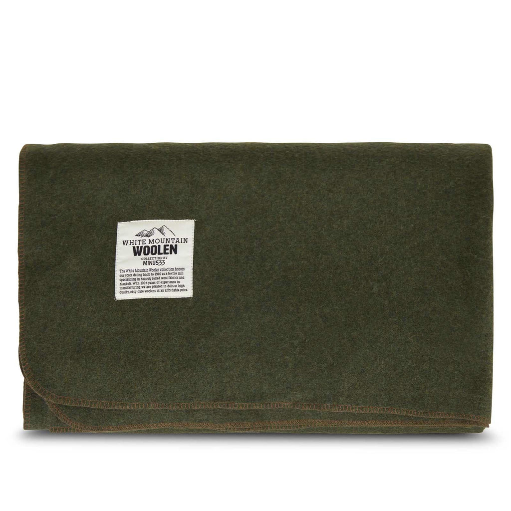 M33 - Lodge Twin Blanket White Mountain Woolen - My Men's Shop