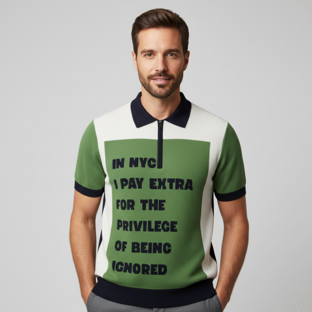 WALL STREET Cashmere Polo BYMANYC ® New York