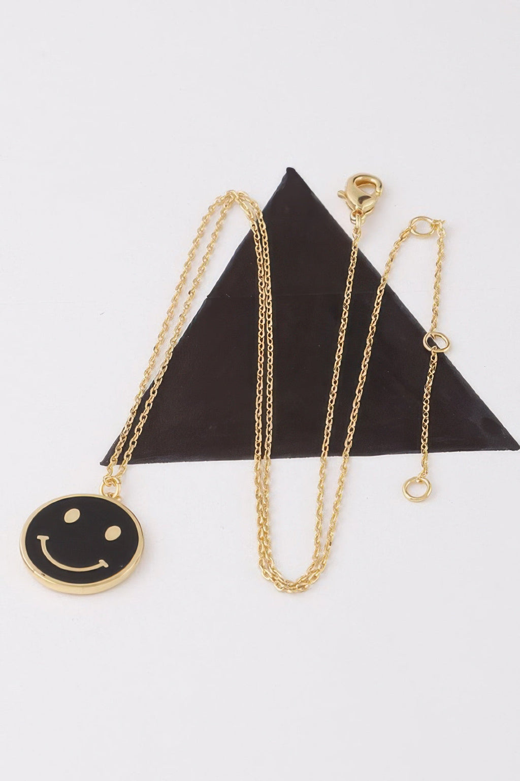Women's Smiley Face Pendant Necklace BYMANYC ® New York CONTEMPORARY VIBRANT MODERN JEWELRY - New Collection