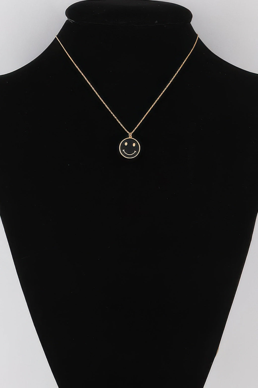 Women's Smiley Face Pendant Necklace BYMANYC ® New York CONTEMPORARY VIBRANT MODERN JEWELRY - New Collection