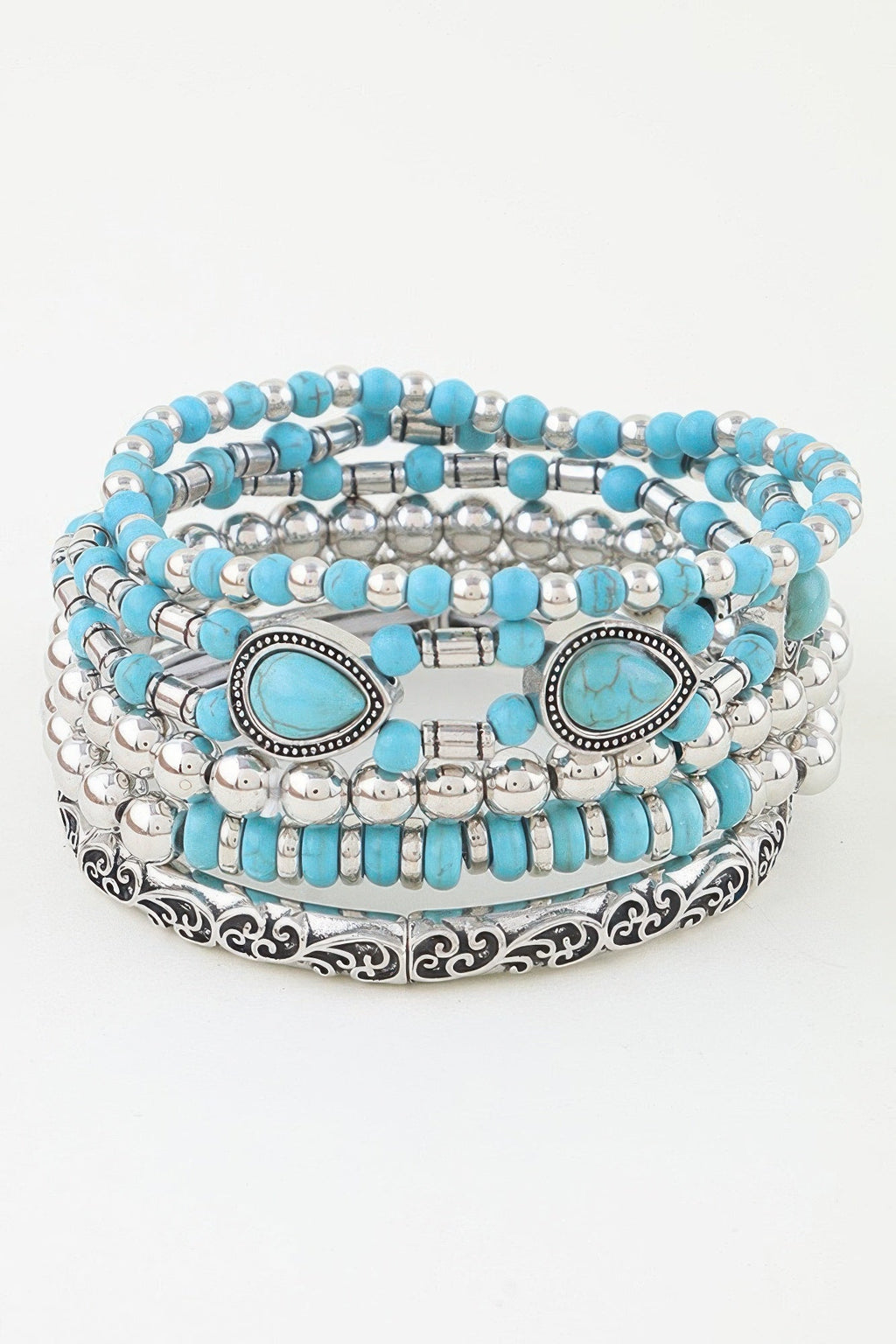 Women's Antique Teardrop Beaded Bracelet BYMANYC ® New York CONTEMPORARY VIBRANT MODERN JEWELRY - New Collection