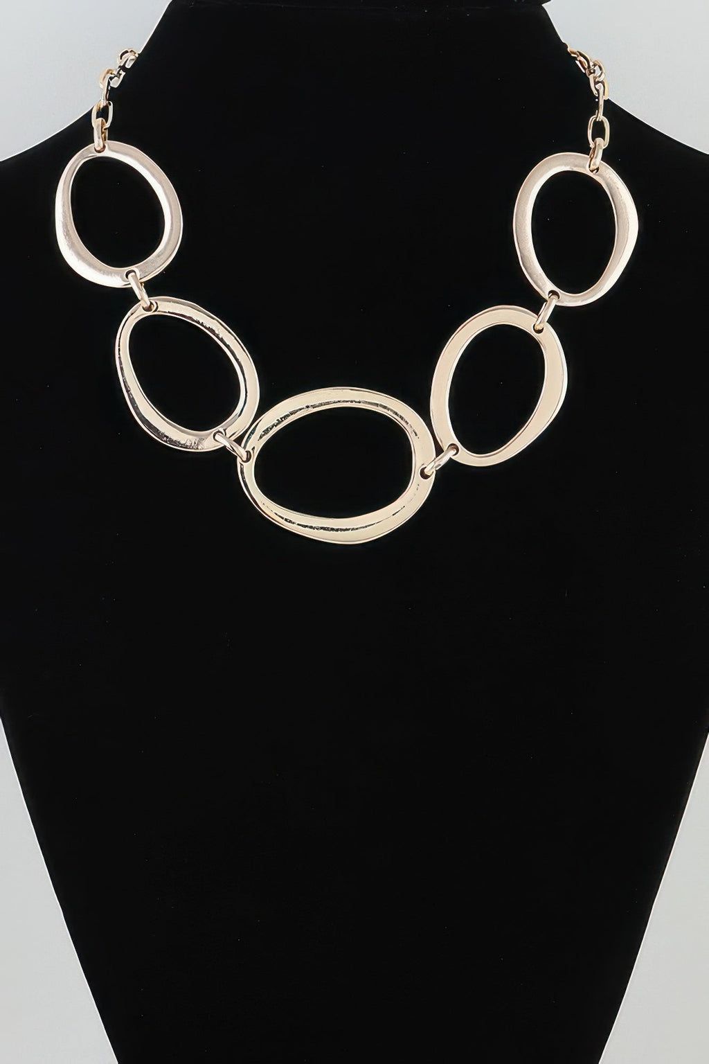 Women's Chain Necklace Polished Statement BYMANYC ® New York BOLD GEOMETRIC LINK COLLAR - New Collection