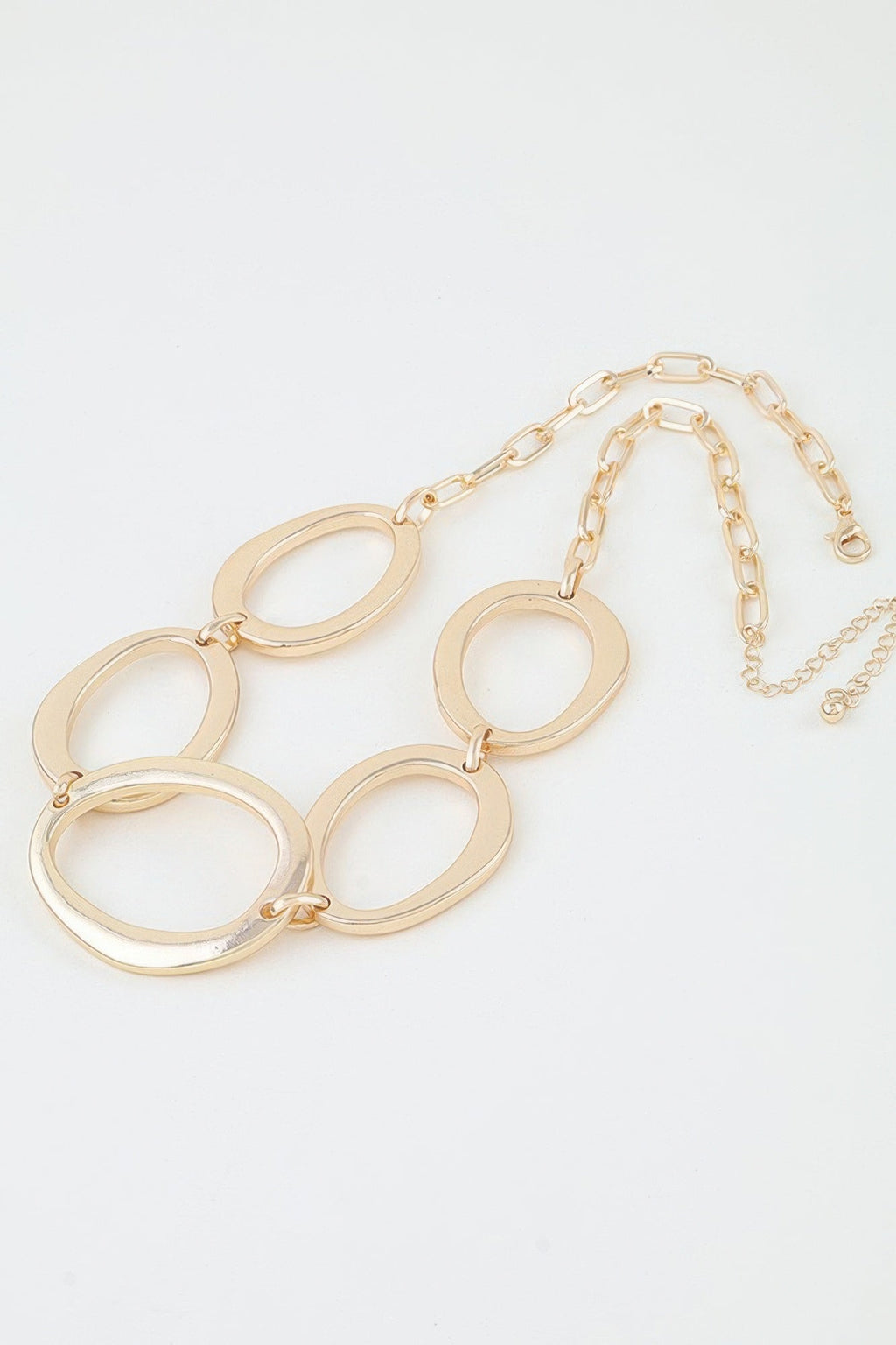 Women's Chain Necklace Polished Statement BYMANYC ® New York BOLD GEOMETRIC LINK COLLAR - New Collection