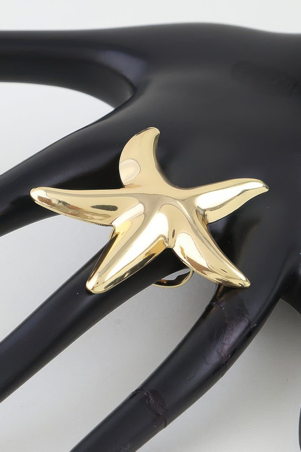 Women's Statement Ring Polished Starfish BYMANYC ® New York SLEEK OCEANIC CELESTIAL BAND - New Collection