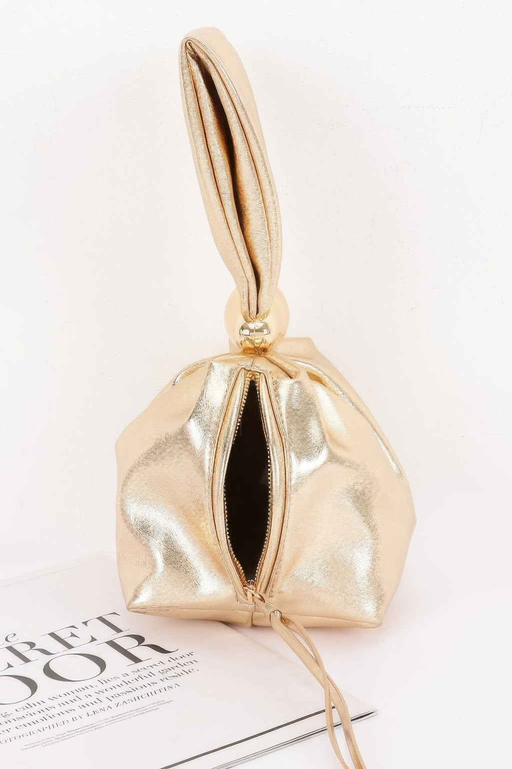 Women's Wrist Bag Faux Leather BYMANYC ® New York CONTEMPORARY SLEEK COMPACT PURSE - New Collection