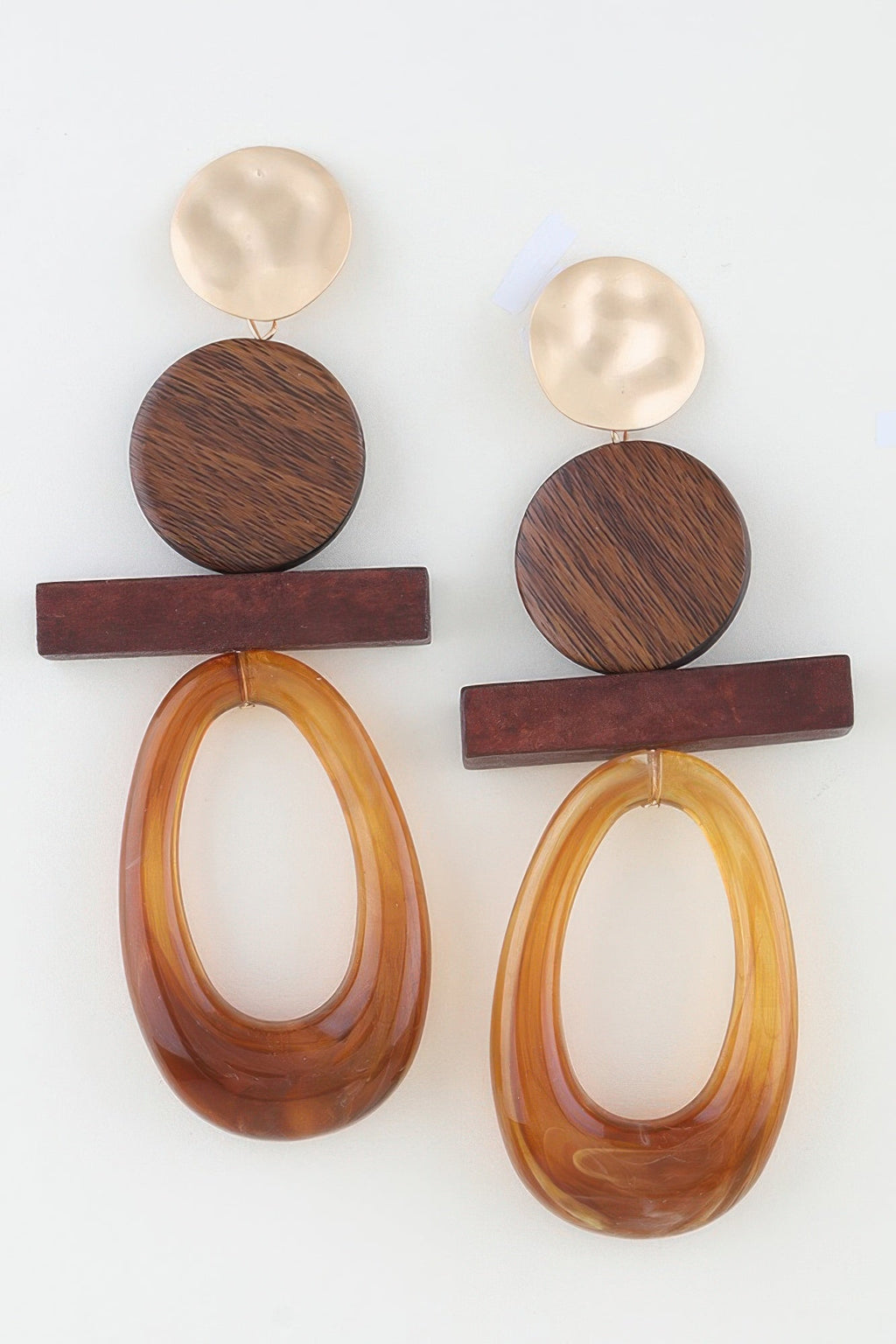 Women's Drop Earrings Modern Earth BYMANYC ® New York ORGANIC NATURAL STONE DANGLE - New Collection