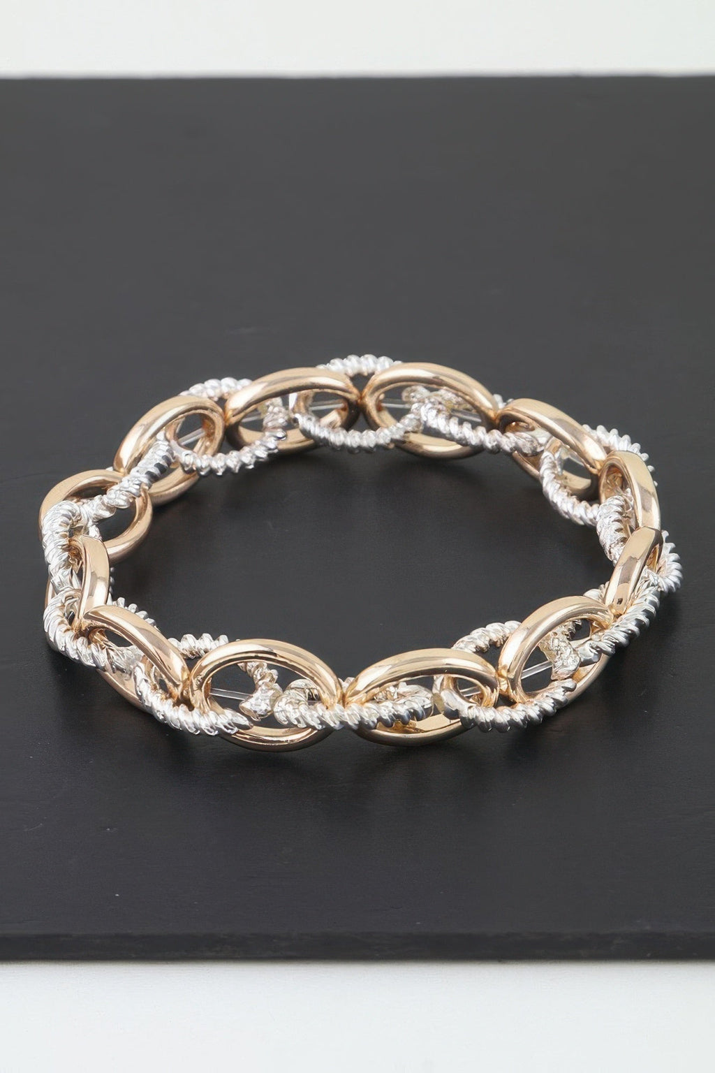 Women's Chain Bracelet Multi Intertwined Twisted BYMANYC ® New York BOLD LAYERED STATEMENT BRACELET - New Collection