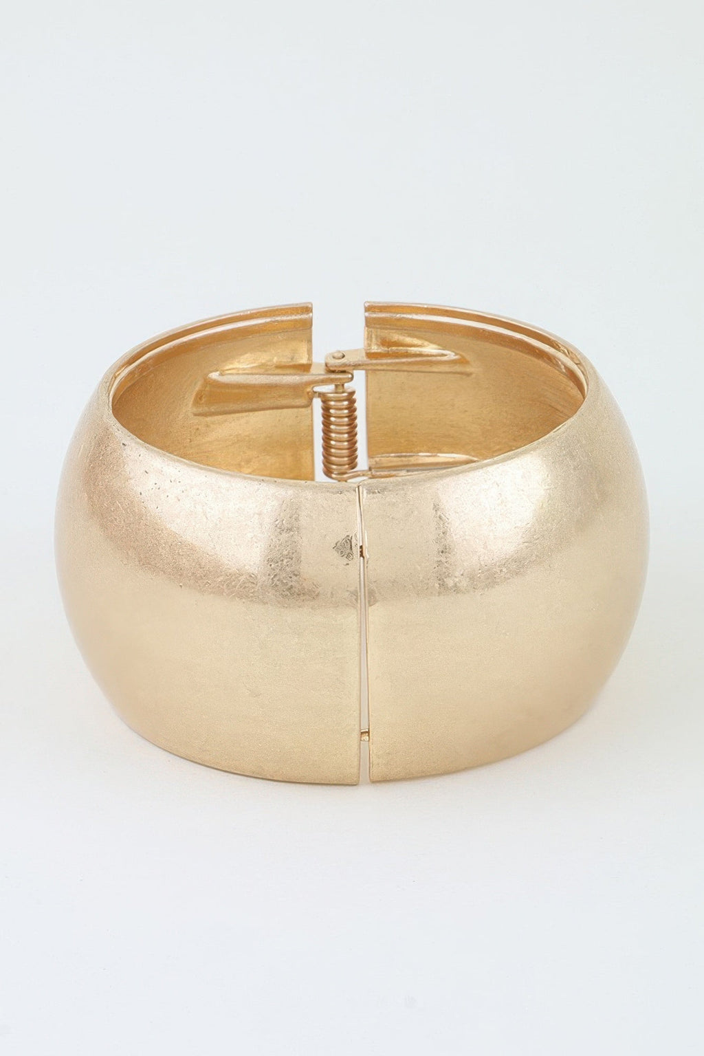 Women's Cuff Bracelet Polished Matte Wide Dome BYMANYC ® New York MODERN SCULPTURAL BANGLE - New Collection