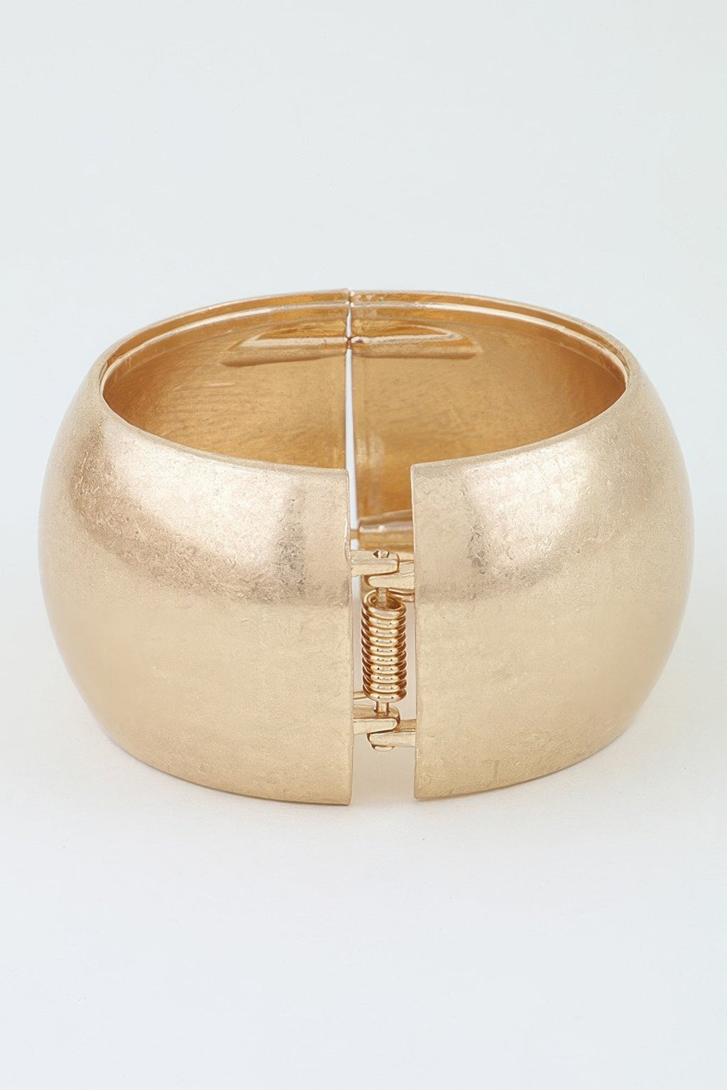 Women's Cuff Bracelet Polished Matte Wide Dome BYMANYC ® New York MODERN SCULPTURAL BANGLE - New Collection