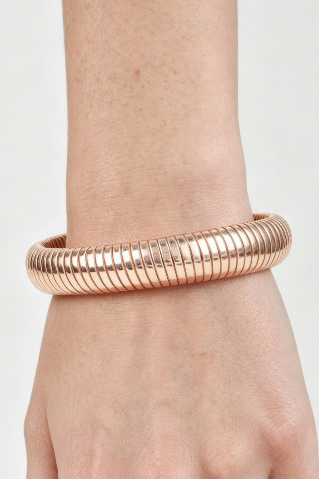 Women's Bangle Bracelet Polished Snake Chain BYMANYC ® New York SLEEK FLUID WRISTBAND - New Collection