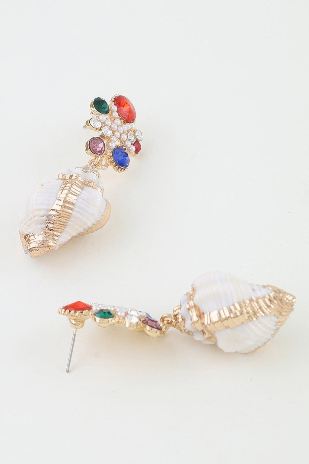 Women's Earrings Drops Shell BYMANYC ® New York HAMPTONS SUMMER SHELL - New Collection