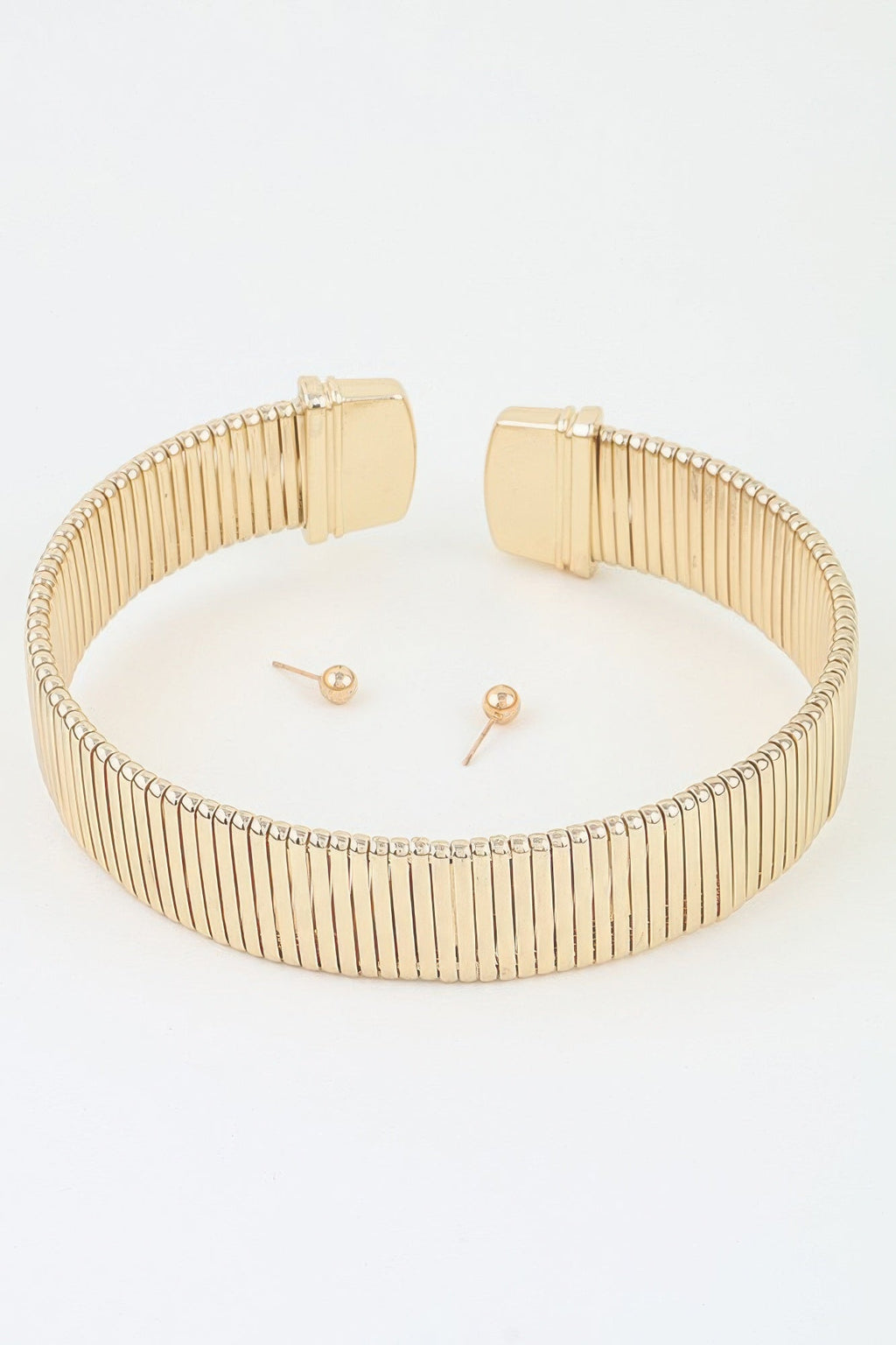 Women's Necklace Set Choker BYMANYC ® New York MADISON CUBIC BAR - New Collection