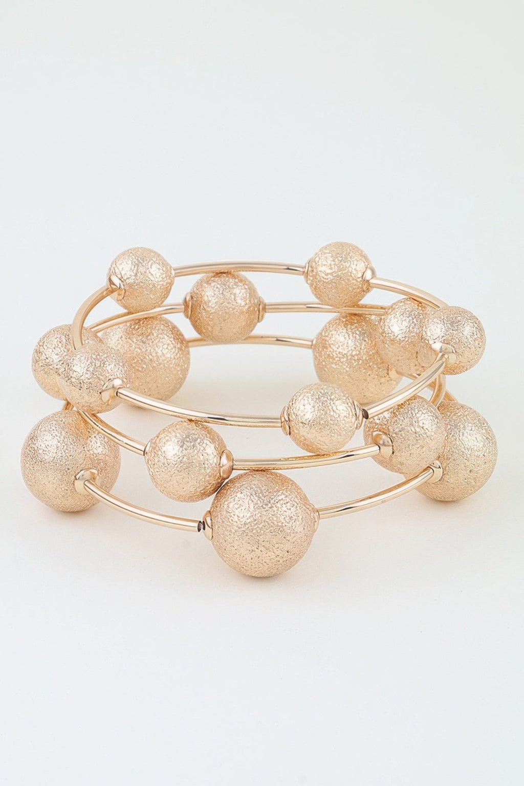 Women's Bracelet Set Bangles BYMANYC ® New York SOHO HAMMERED TUBE - New Collection