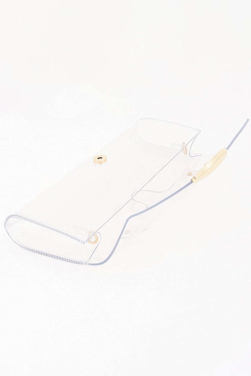 Women's Top Handle Bag Transparent BYMANYC ® New York CONTEMPORARY CLEAR STRUCTURED PURSE - New Collection