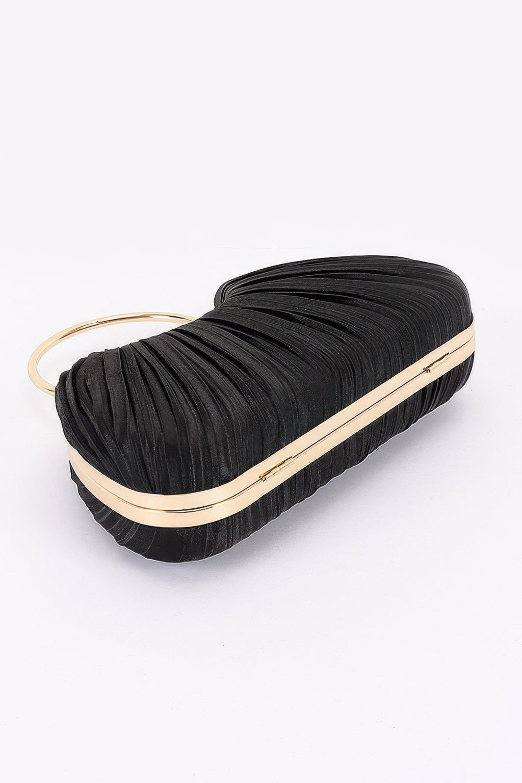 Women's Party Clutch Pleated Polyester BYMANYC ® New York ELEGANT TEXTURED EVENING PURSE - New Collection