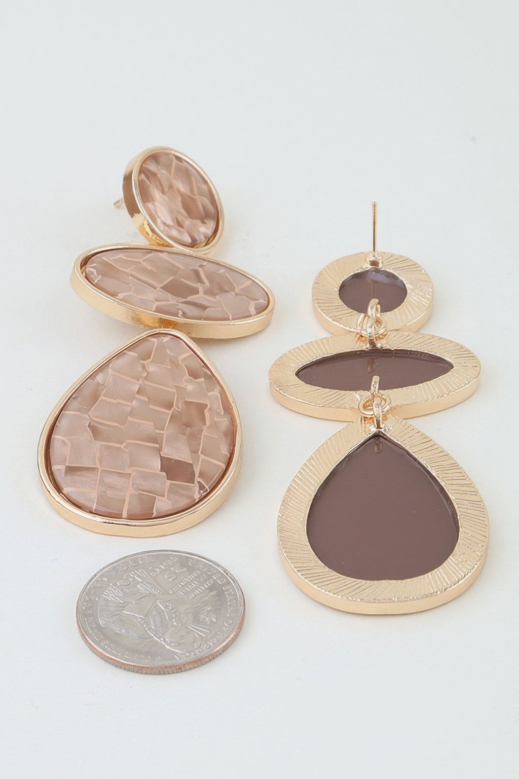 Women's Earrings Drops Geometric BYMANYC ® New York METROPOLITAN MOSAIC - New Collection