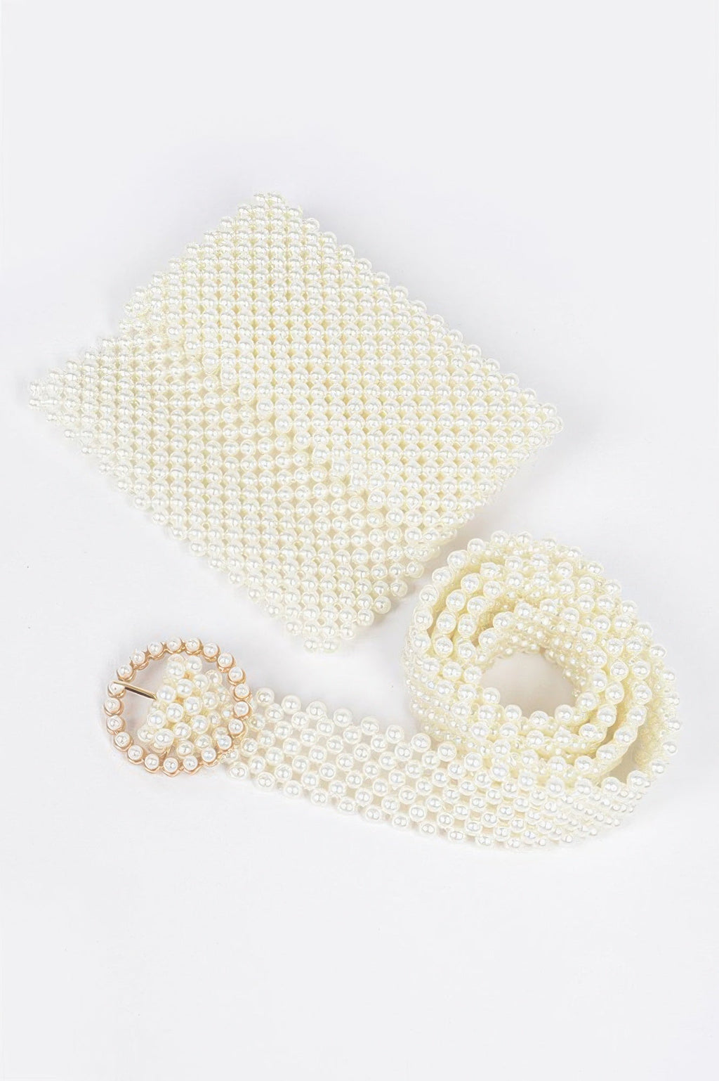 WOMEN'S BELT ASTORIA Faux Pearl Bag New Collection BYMANYC ® New York