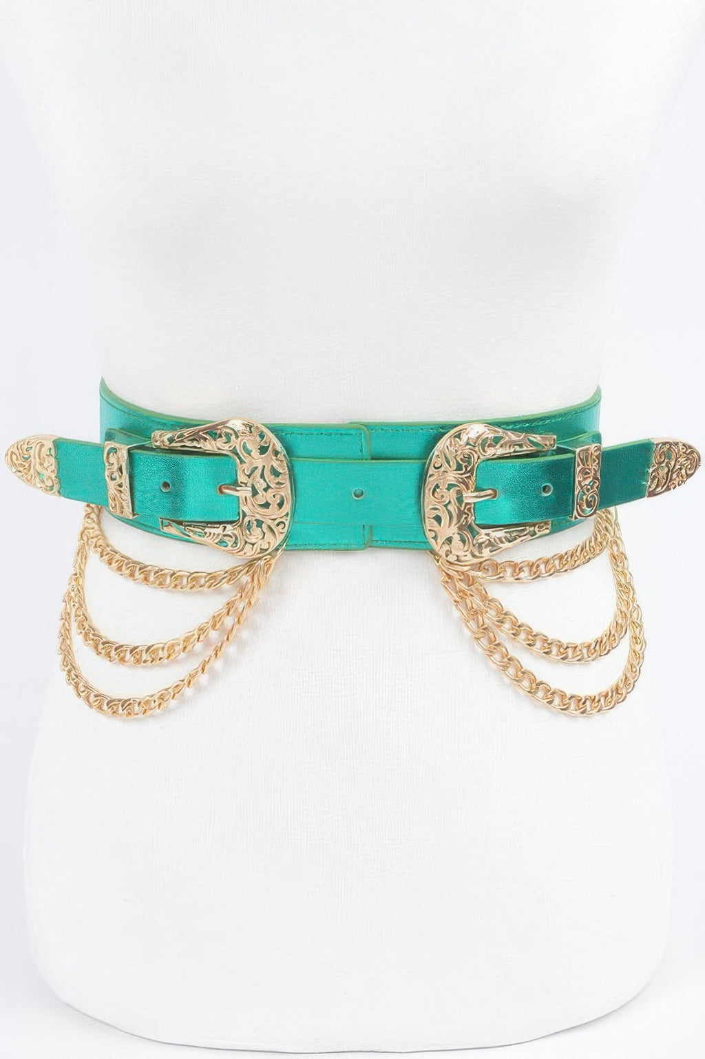 WOMEN'S BELT • SOHO Fashion Chic Two Buckle BYMANYC ® New York