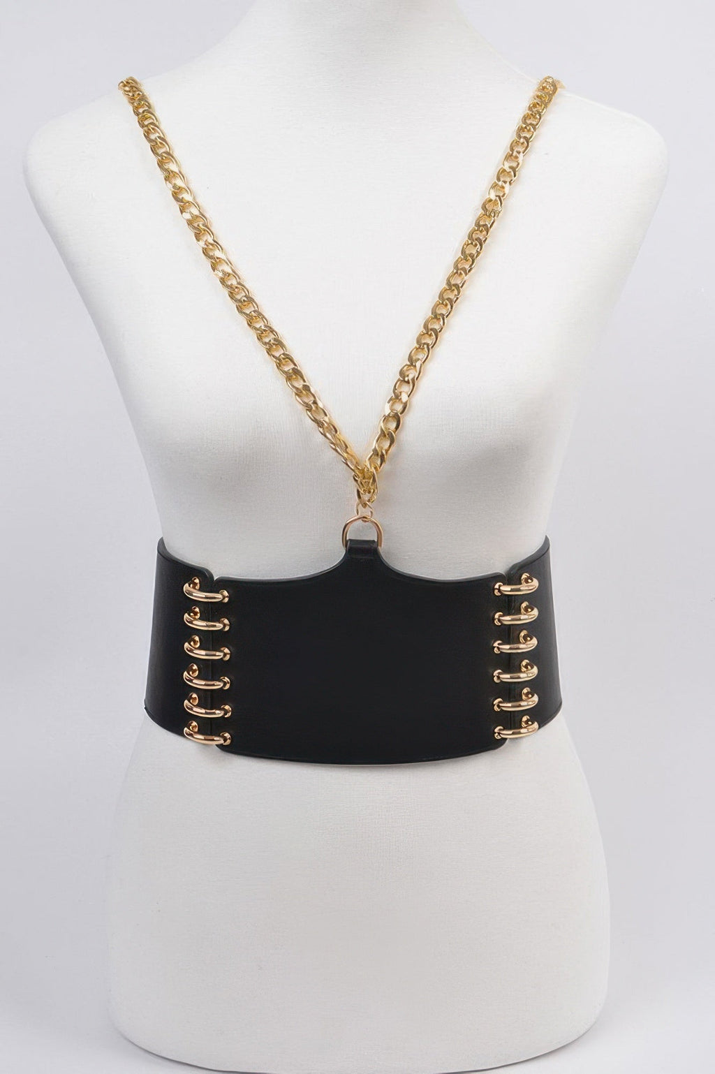 WOMEN'S BELT SOHO Wide Faux Leather Statement BYMANYC ® New York