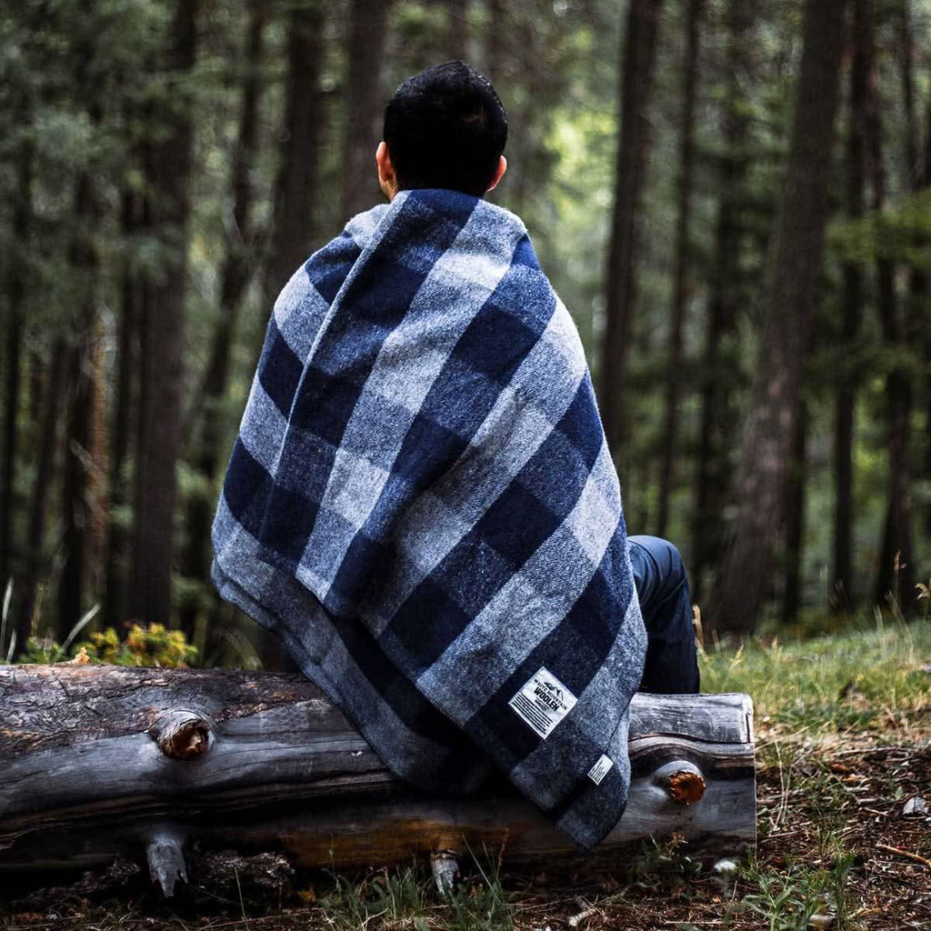 Lodge Twin Blanket White Mountain Woolen - My Men's Shop