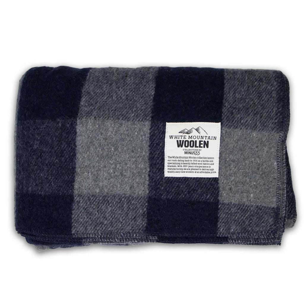 M33 - Lodge Twin Blanket White Mountain Woolen - My Men's Shop
