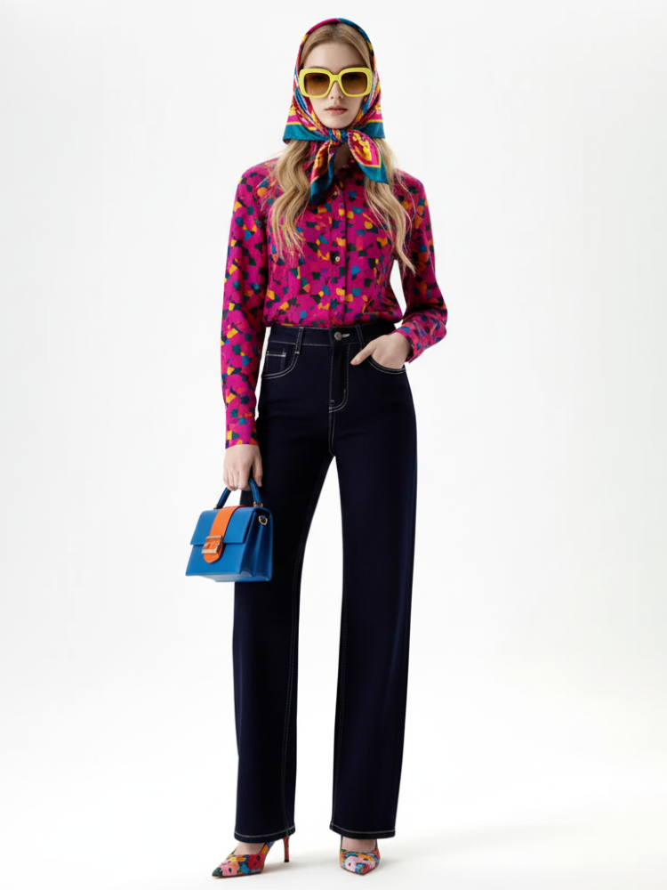 Wide-Leg Cropped Jeans, Fifth Avenue | Women - BYMANYC ® New York - My Men's Shop