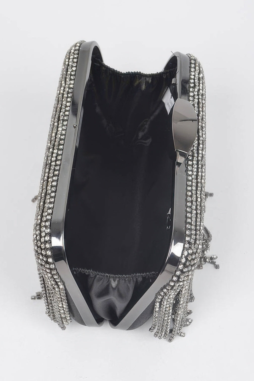 Women's Handbag Rhinestone Fringe Clutch - BROADWAY - BYMANYC ® New York