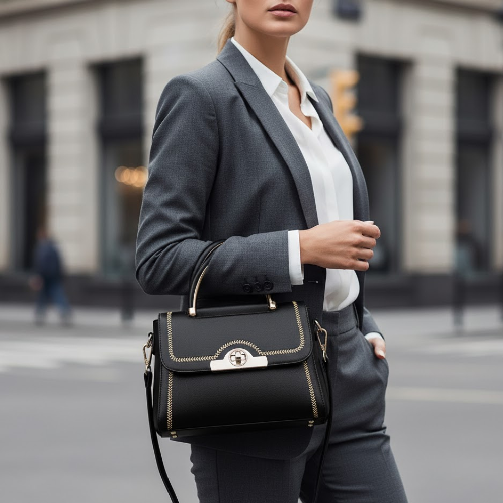 Women's Handbags: Midtown Stitch Tote | Manhattan Chic Collection BYMANYC ® New York