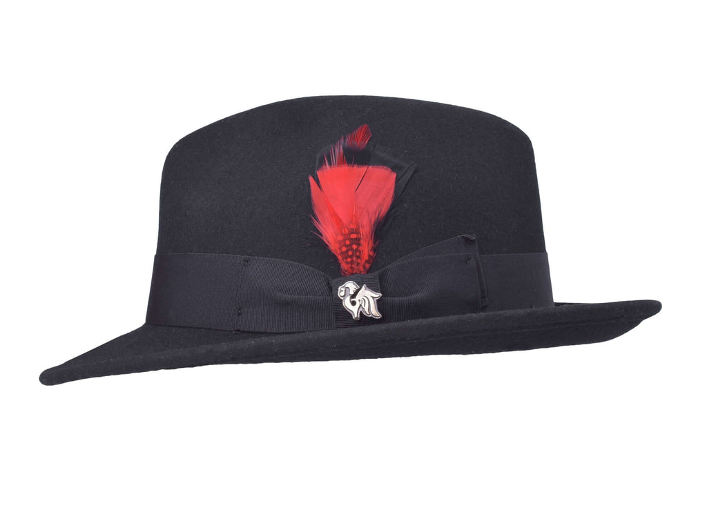 Wool Felt Fedora Deluxe Hat — Men's Classic Style