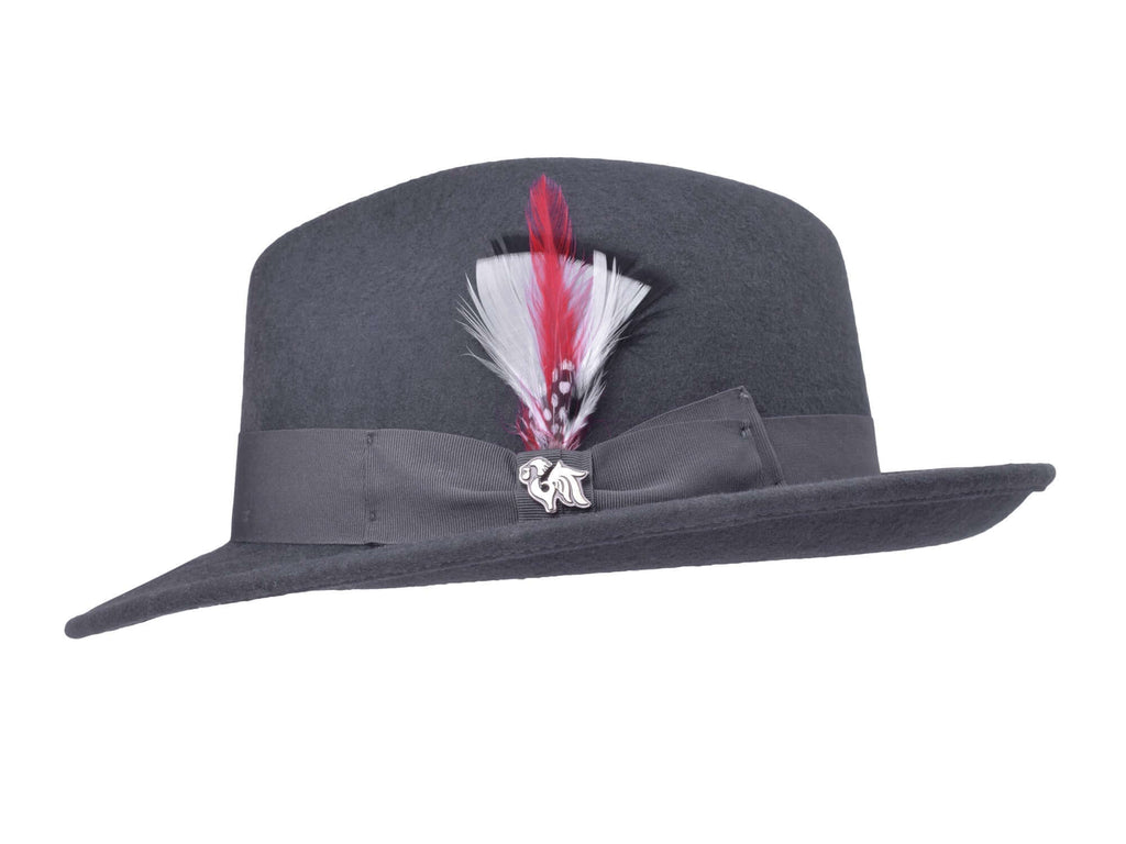 Wool Felt Fedora Deluxe Hat — Men's Classic Style