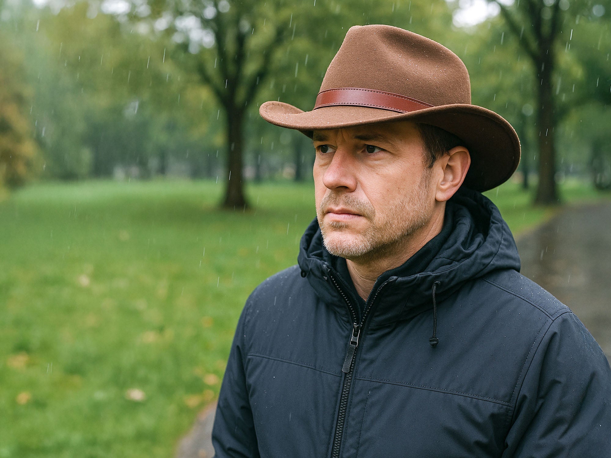Wool Felt Outdoor Hat Merino Outback - My Men's Shop