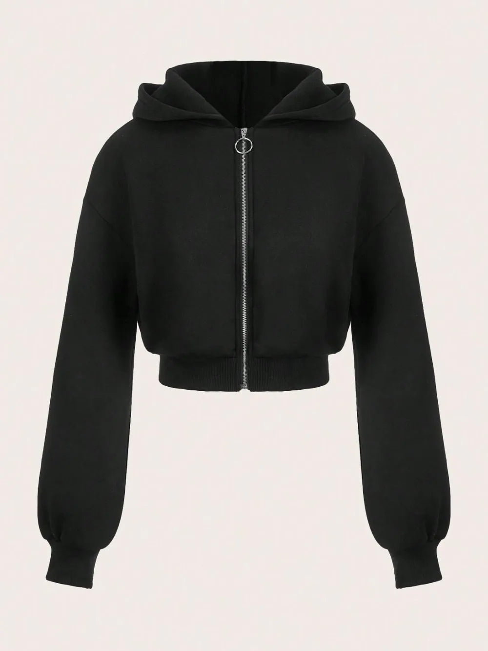Zip-Up Cropped Hoodie | Brooklyn - BYMANYC ® New York - My Men's Shop