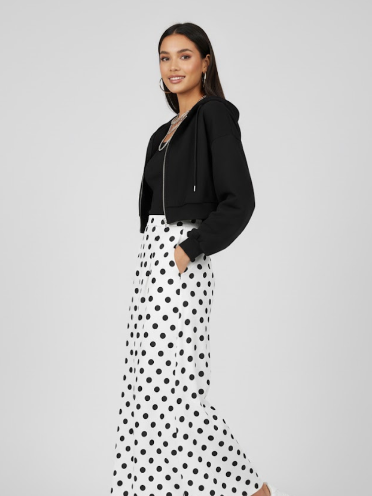 Zip-Up Cropped Hoodie | Brooklyn - BYMANYC ® New York - My Men's Shop