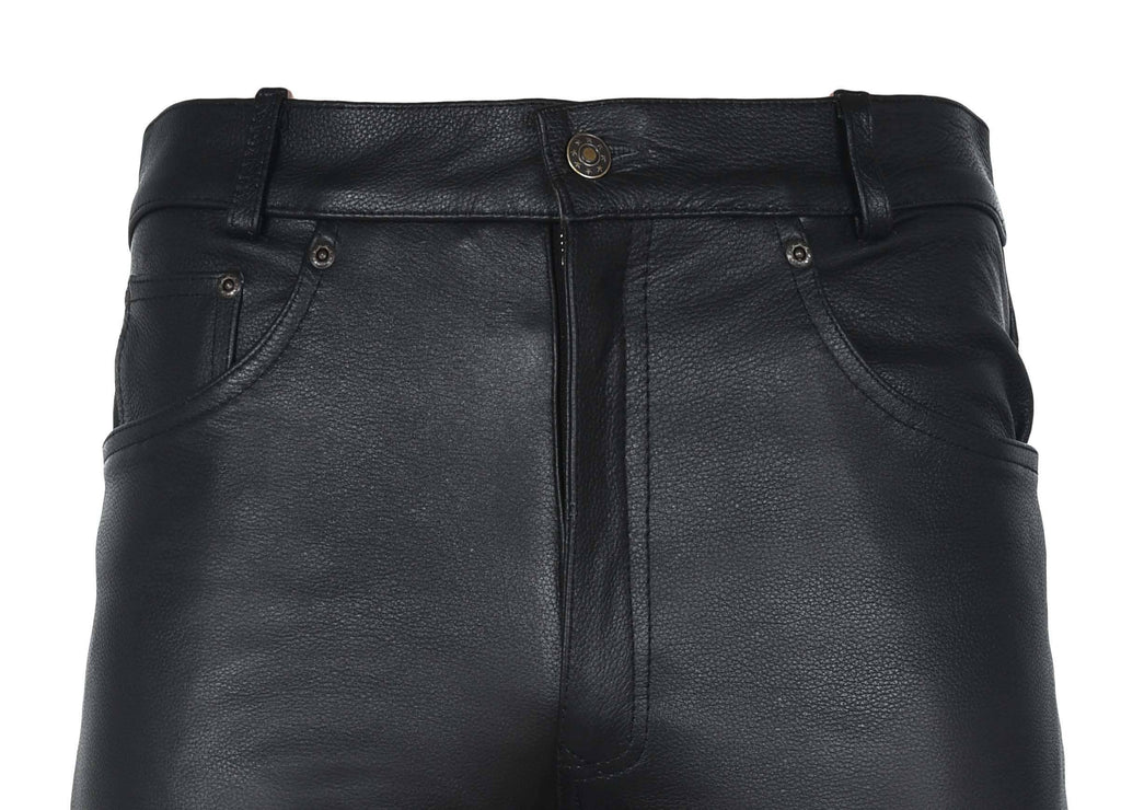 DALLX Leather Motorbike Pants - My Men's Shop