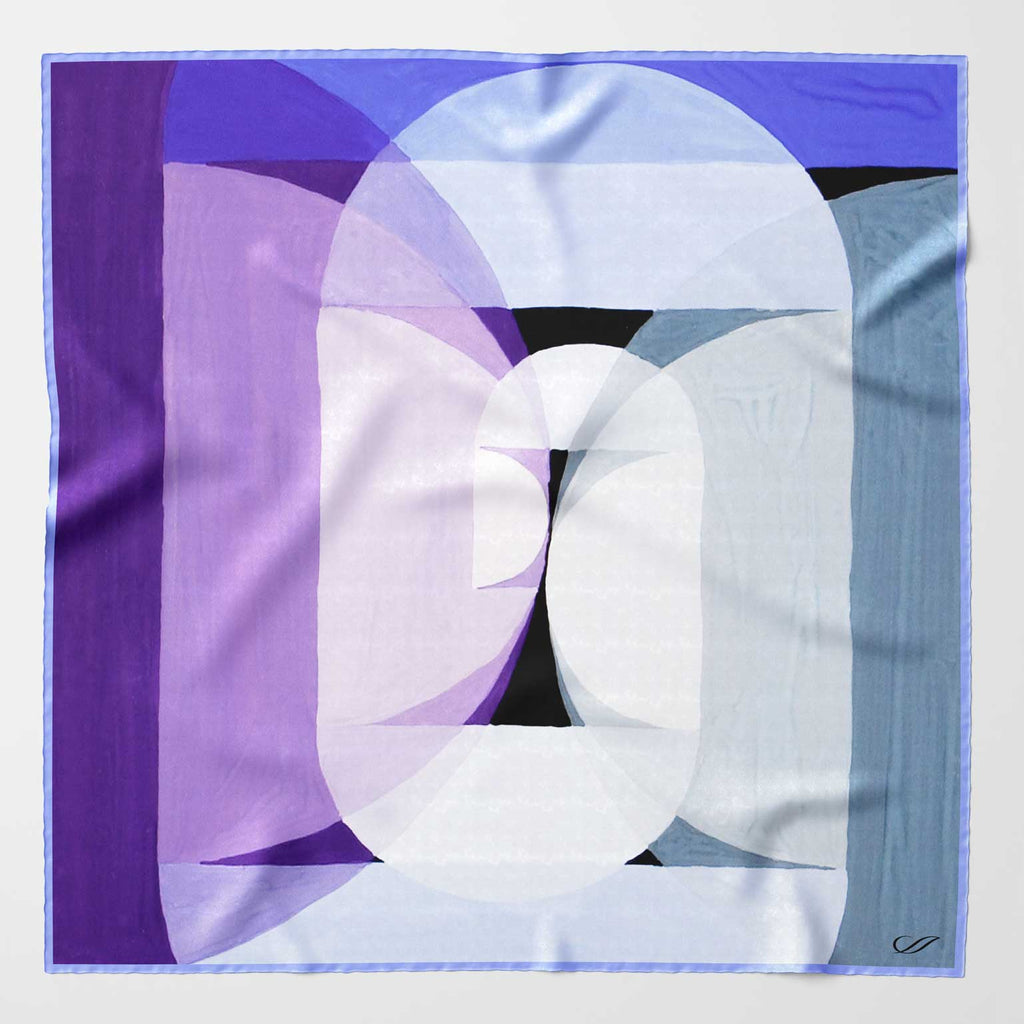 Jazz - Silk Neckerchief - Blue - My Men's Shop