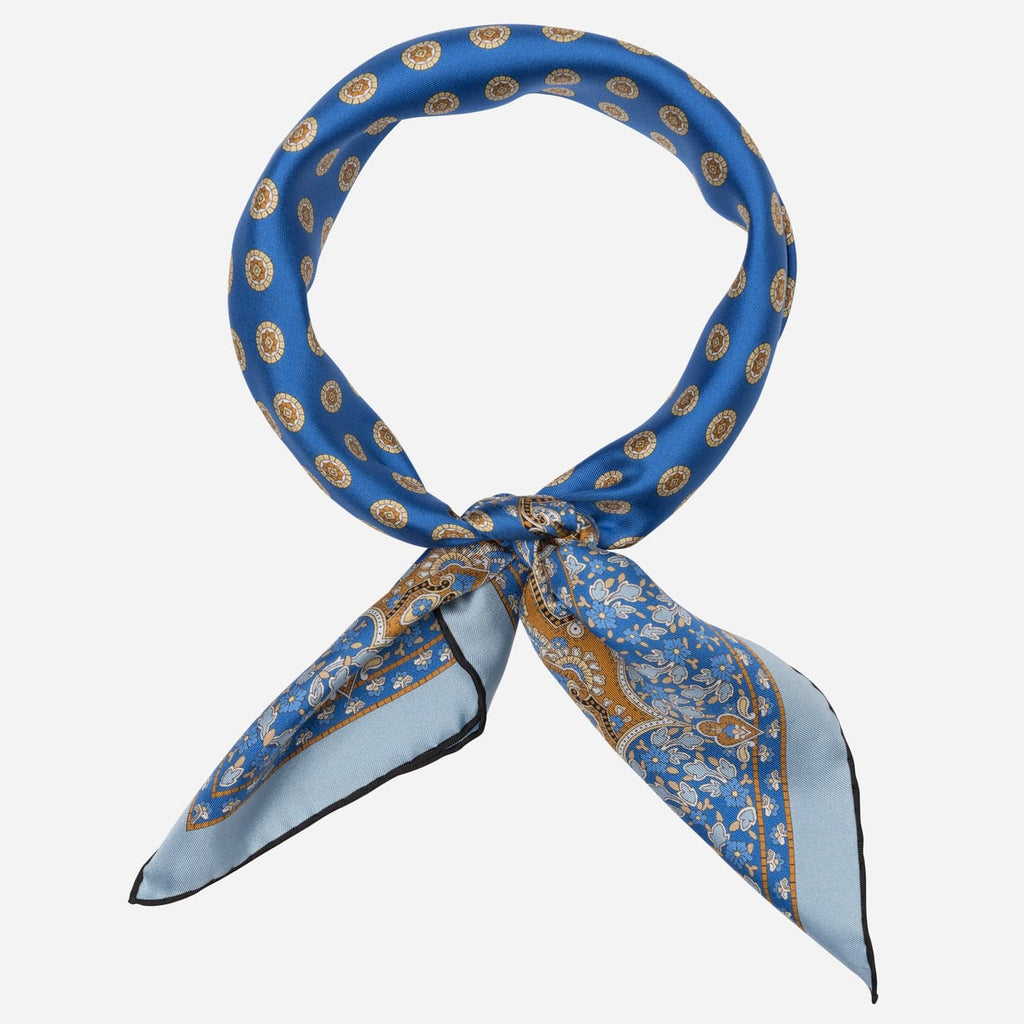 Filippo - Silk Neckerchief - Azure